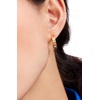 image:imagekate spade new york Set in Stone HoopsClearGold Huggies