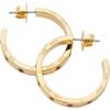 image:imagekate spade new york Set in Stone HoopsRubyGold Hoops
