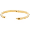 image:imagekate spade new york Set in Stone Metal Hinged BangleWhite Gold