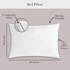 image:imagekate spade new york Spade Floral Soft amp Lofty Bed Pillow Adjustable Down Alternative Pillow 400 Thread Count Cotton Cover Best for Back or Stomach Sleepers StandardQueen WhiteStandardQueen