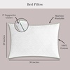 image:imagekate spade new york Spade Floral Soft amp Lofty Bed Pillow Adjustable Down Alternative Pillow 400 Thread Count Cotton Cover Best for Back or Stomach Sleepers StandardQueen WhiteKing
