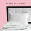 image:imagekate spade new york Spade Floral Soft amp Lofty Bed Pillow Adjustable Down Alternative Pillow 400 Thread Count Cotton Cover Best for Back or Stomach Sleepers StandardQueen WhiteStandardQueen