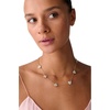 image:imagekate spade new york Spade Flower Pave Scatter NecklaceClearGold Pave