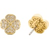image:imagekate spade new york Spade Flower Pave StudsClearGold