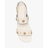 image:imagekate spade new york Spade Flower Stud Pebbled Leather Flat SandalsIvory