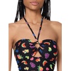 image:imagekate spade new york Womens Bandeau One PieceBlack Mlt