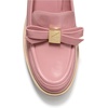 image:imagekate spade new york Womens Deco Bow Patent Leather Heeled LoaferBarre Pink