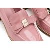 image:imagekate spade new york Womens Deco Bow Patent Leather Heeled LoaferBarre Pink