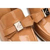 image:imagekate spade new york Womens Deco Bow Patent Leather Heeled LoaferBiscotti