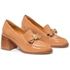 image:imagekate spade new york Womens Deco Bow Patent Leather Heeled LoaferBiscotti