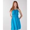 image:imagekate spade new york Womens Drapey Halter Mini DressCatamaran Blue