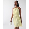 image:imagekate spade new york Womens Drapey Halter Mini DressPale Citron