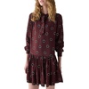 image:imagekate spade new york Womens Gathered Flounce ShirtdressBitter Chocolate