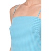 image:imagekate spade new york Womens Gingham Open Back Pleated DressCatamaran BlueCream