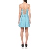 image:imagekate spade new york Womens Gingham Open Back Pleated DressCatamaran BlueCream