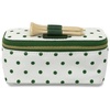 image:imagekate spade new york Womens Golf Set 3 Wooden Tees and 3 Balls with Zipper Pouch Gold Clasp Secures to Golf Bag Lexington Dot
