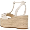 image:imagekate spade new york Womens Lily Smooth Leather Espadrille Wedge SandalCream