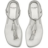 image:imagekate spade new york Womens Lily Smooth Leather Thong SandalSilver Metallic