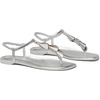 image:imagekate spade new york Womens Lily Smooth Leather Thong SandalSilver Metallic