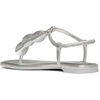 image:imagekate spade new york Womens Lily Smooth Leather Thong SandalSilver Metallic