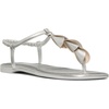 image:imagekate spade new york Womens Lily Smooth Leather Thong SandalSilver Metallic