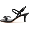 image:imagekate spade new york Womens Loop Smooth Leather Kitten Heel SandalBlack