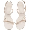 image:imagekate spade new york Womens Loop Smooth Leather Kitten Heel SandalCream