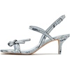 image:imagekate spade new york Womens Loop Smooth Leather Kitten Heel SandalSnakeskin Pale Sapphirine