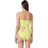 image:imagekate spade new york Womens Petal Cut Out Bandeau One Piece SwimsuitNappa Cabbage