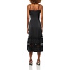 image:imagekate spade new york Womens Satin Slip Dress With Lace TrimBlack