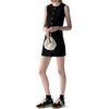 image:imagekate spade new york Womens Scallop Shift Dress with ButtonsBlack
