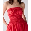 image:imagekate spade new york Womens Smocked Strapless Midi DressHot Cinnamon