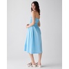 image:imagekate spade new york Womens Smocked Strapless Midi DressPristine Pool