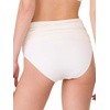 image:imagekate spade new york Womens Solid Shirred High Waist Bottom Cream Medium