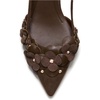image:imagekate spade new york Womens Spade Flower Garden Smooth Leather Slingback PumpBurnt Sage