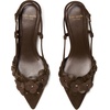 image:imagekate spade new york Womens Spade Flower Garden Smooth Leather Slingback PumpBurnt Sage