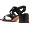 image:imagekate spade new york Womens Spade Flower Stud Block Heel SandalsBlack