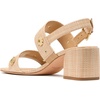 image:imagekate spade new york Womens Spade Flower Stud Block Heel SandalsNatural