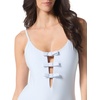 image:imagekate spade new york Womens Triple Tie One Piece SwimsuitDiamond Blue
