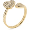 image:imagekate spade new york Yours Truly Pave Heart RingClearRose Gold