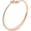 image:imagekate spade new york Yours Truly Pave Open Hinge CuffClearRose Gold