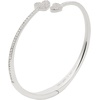 image:imagekate spade new york Yours Truly Pave Open Hinge CuffClearSilver