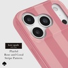 image:imagekate spade new york iPhone 17 Pro Case  Opal Glitter  Compatible with MagSafe  Lightweight Designer Case for iPhone 17 Pro wAntiScratch Coating and Wavy Iridescent Ombre DesignStripe Rose Coral