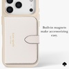 image:imagekate spade new york iPhone 17 Pro Case  Opal Glitter  Compatible with MagSafe  Lightweight Designer Case for iPhone 17 Pro wAntiScratch Coating and Wavy Iridescent Ombre DesignIvory