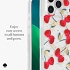 image:imagekate spade new york iPhone 17 Pro Case  Opal Glitter  Compatible with MagSafe  Lightweight Designer Case for iPhone 17 Pro wAntiScratch Coating and Wavy Iridescent Ombre DesignCherry Dot