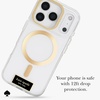 image:imagekate spade new york iPhone 17 Pro Case  Opal Glitter  Compatible with MagSafe  Lightweight Designer Case for iPhone 17 Pro wAntiScratch Coating and Wavy Iridescent Ombre DesignClear