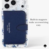 image:imagekate spade new york iPhone 17 Pro Case  Opal Glitter  Compatible with MagSafe  Lightweight Designer Case for iPhone 17 Pro wAntiScratch Coating and Wavy Iridescent Ombre DesignBlue