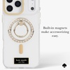 image:imagekate spade new york iPhone 17 Pro Max Case  Cherry Dot Gems  Compatible with MagSafe  Lightweight Designer Case for iPhone 17 Pro Max with AntiScratch Coating and Cherry Dot DesignClear