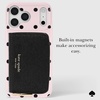 image:imagekate spade new york iPhone 17 Pro Max Case  Cherry Dot Gems  Compatible with MagSafe  Lightweight Designer Case for iPhone 17 Pro Max with AntiScratch Coating and Cherry Dot DesignCabana Dot Pink