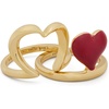image:imagekate spade new york womens Amour Drop EarringsDark Scarlet Heart